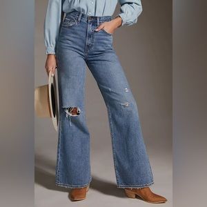Levi’s High Rise Relaxed Flare / Wide Leg Jeans, Size 25